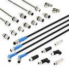 Mannelijke Vrouwelijke Rechte Hoekschroef M8 Connector 3 Pin